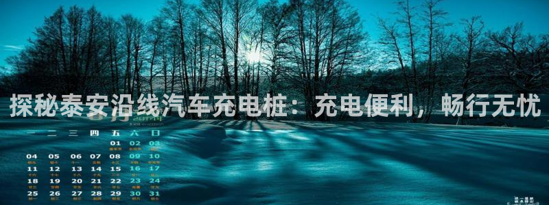 威廉国际提现是一个什么平台：探秘泰安沿线汽车充电桩：充电便利，畅行无忧