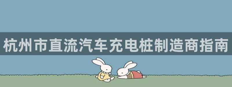 威廉希尔欧洲官网：杭州市直流汽车充电桩制造商指南