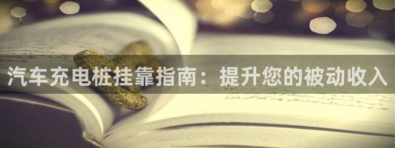 威廉希尔平台不让提现：汽车充电桩挂靠指南：提升您的被动收入