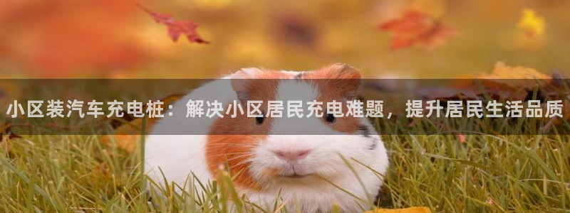 威廉士官方网站：小区装汽车充电桩：解决小区居民充电难题，提升居民生活品质