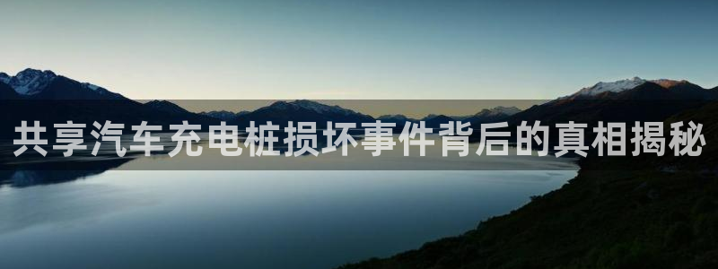 威廉希尔操盘手法总结：共享汽车充电桩损坏